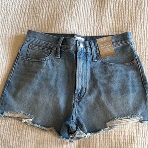 Madewell Women's Blue Jean Shorts